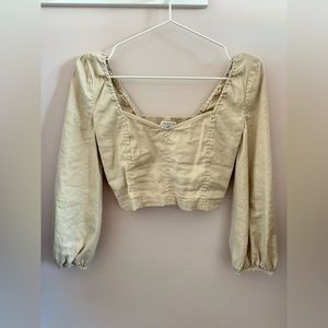 Babaton Hadwyn Blouse in Beige XXS